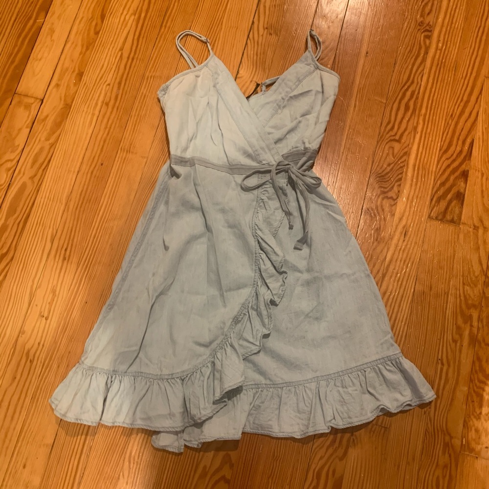 Bella Dahl Chambray wrap dress